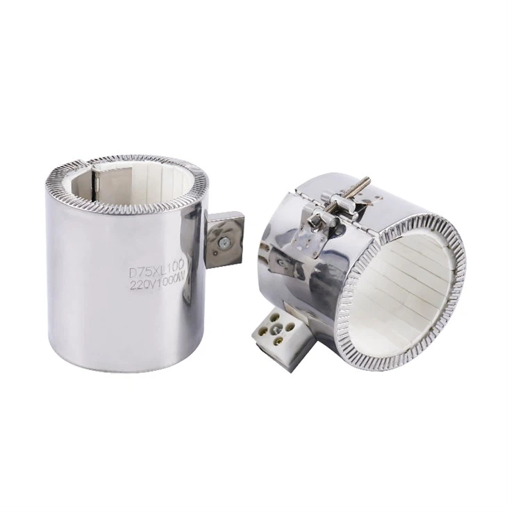 Our ceramic band heaters are engineered to operate at elevated temperatures with stable and uniform heat distribution. Built using high-grade ceramic insulation and nickel-chromium resistance wire, our heaters ensure optimal thermal efficiency while minimizing energy loss.