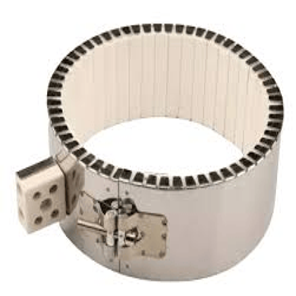 Each heater is enclosed in a corrosion-resistant stainless steel sheath that protects internal components from mechanical damage and harsh industrial environments. This ensures durability and reliable performance even under continuous operation.